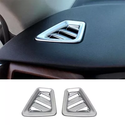 Vent Trim Fit For Volvo S60 2019-2023 Matte Silver Dashboard L&R Air Outlet 2pcs • $36.02