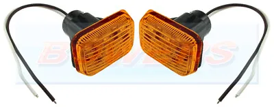 2x Land Rover Defender Or Classic Mini Amber LED Side Repeater Indicator Lights • $24.54