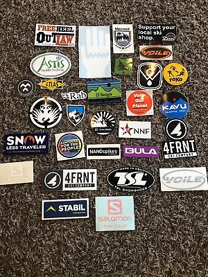 30A Ski Skiing Stickers Kuhl Kahtoola Voile 22 Designs Marmot Tubbs Salomon Rab • $12