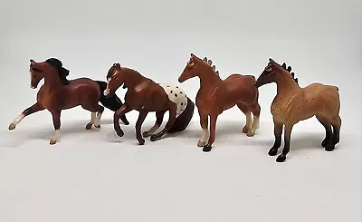 Breyer Mini Whinnies Lot 4 Quarter Reining Reiner Running Standing Model Horses • $13.99