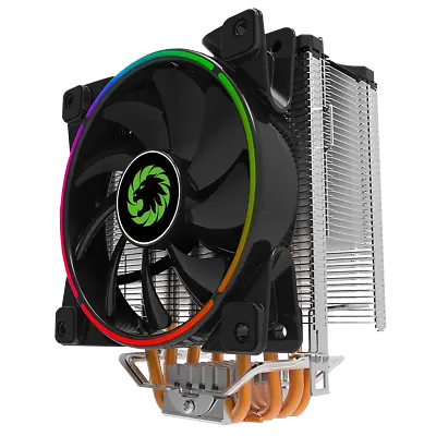 Game Max Gamma 500 RGB CPU Cooler Heatsink And 12cm Fan For Intel/AMD Processor  • £29.75