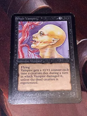 Sengir Vampire X1 Mtg Alpha Lp • $600