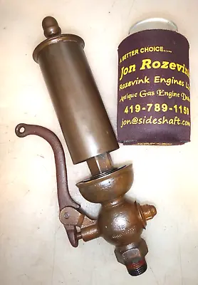 2  UNKNOWN BRASS STEAM WHISTLE 1/2  Mounting 10-5/8  Tall STEAM TRACTION ENGINE • $274.95