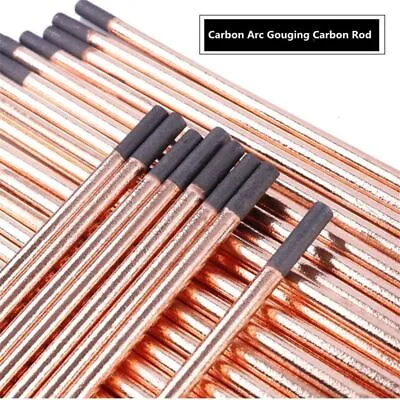 Round Arc Air Gouging Carbon Rod Welding DC Gas Electrode Graphite Rods 5pc Set • $22.99