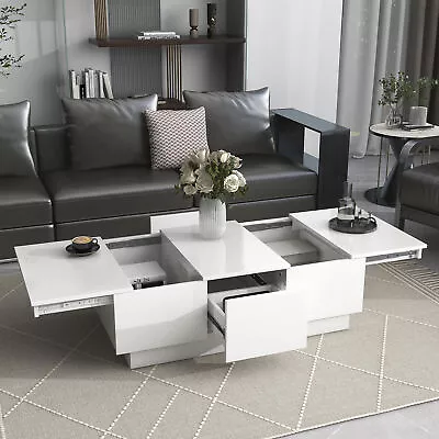 Multifunctional Coffee Table With Hidden Storage Extendable Cocktail Table • $217.67