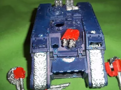 WARHAMMER40k    SPACE MARINE LAND RAIDER   SOLD AS SPARE OR REPAIR • £5.50