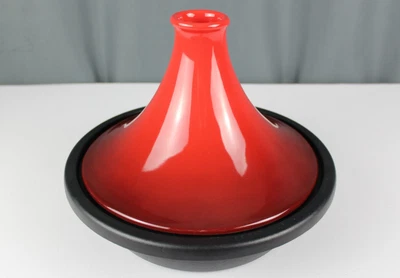 $175 • Buy Le Creuset #27 Tagine Cast Iron & Red Enamel Moroccan Cookware