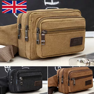 £5.89 • Buy Men Women Waist Bag Bum Fanny Pack Travel Money Running Cycling Outdoor Unisex