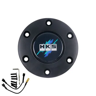 HKS JDM Style High Performance Sport Steering Wheel Horn Button • $22