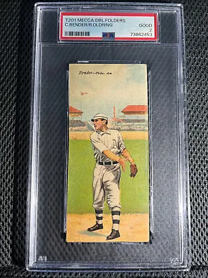 1911 T201 Mecca Double Folders Bender Hof / Oldring Psa 2 Good • $215