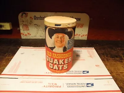 Vintage Quaker Oats Oatmeal Cardboard Container Box - Advertising 1988 • $7.99