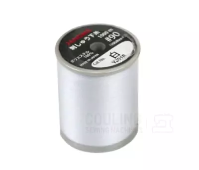 £13.95 • Buy Janome Embroidery Sewing Machine Lower Bobbin Thread J-208-10c White #90 1000m
