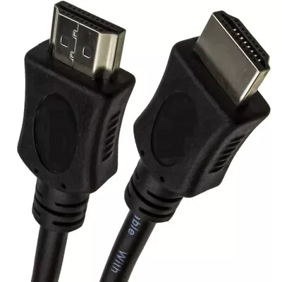 HDMI V1.4 1080P CABLE LEAD SMART HD TV HDTV 3D METRE 0.5M 1m 2m 3M 5M 15M • £1.70