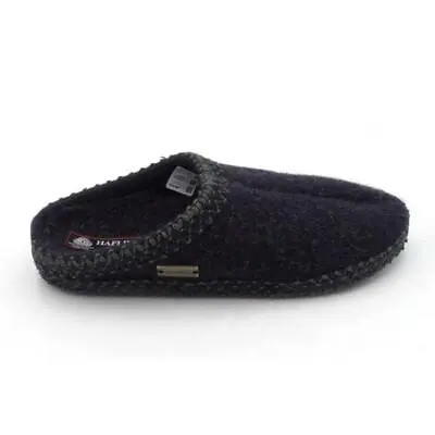 Haflinger Boiled Wool Slippers AS Classic Captains Blue • $64.99