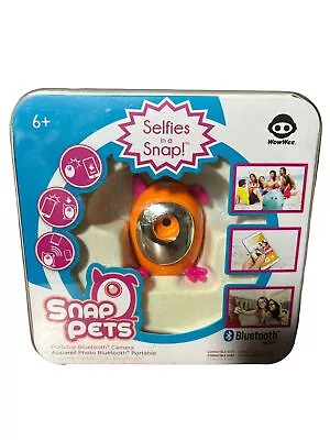 Snap Pets Selfies In A Snap! Portable Bluetooth Camera WowWee Peach Dog • $20.52