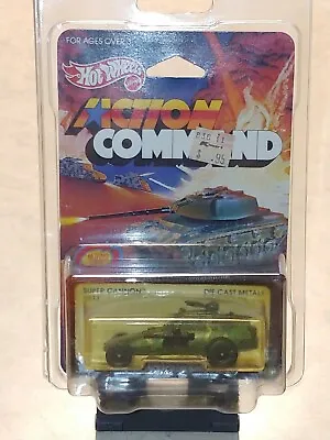 Hot Wheels Super Cannon  #9373 Action Command Vintage 1984 Mega Force Camo Army • $27.80