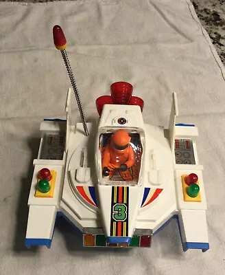 Vintage Kuang Mei Toys Space Police Flying Sauce Space Toy; WORKS Great! • $55