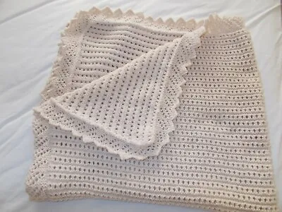 £20 • Buy Hand Knitted Baby Shawl/blanket Bn