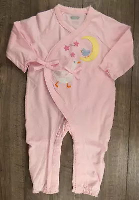 Baby Girl Clothes Nwot Mud Pie 3-6 Month Pink Goose Moon Outfit • $19.99