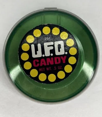 Vintage UFO CANDY- 1978 Breaker Confections U.F.O. Candy Container Green • $24.99
