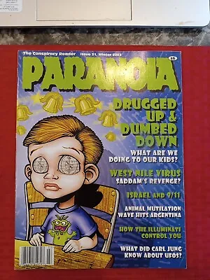 PARANOIA Mag #31 2003 Israel/911 Illuminati UFO Carl Jung NICE COPY LIKE NEW • $20