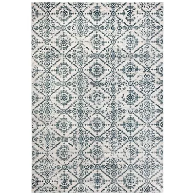 SAFAVIEH Martha Stewart Isabella MSR0953N Navy/Ivory Rug • $50.99