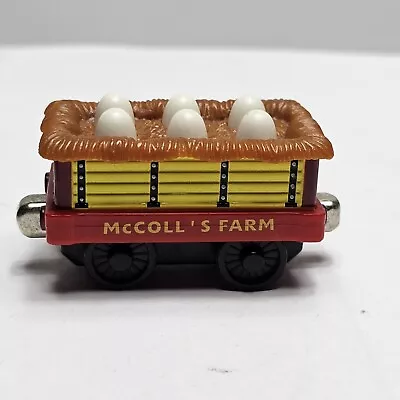 Thomas & Friends Take N Play Along  McColl's Farm Egg Car  Train  Diecast • $5.57