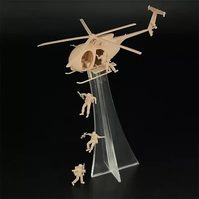 1/72 Scale Model Helicopter Airborne 6 Solider Figures Military Miniature • $19.90