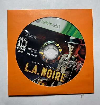 L.A. Noire (Microsoft Xbox 360 2011) - Disc 1 - Disc Only • $6.50