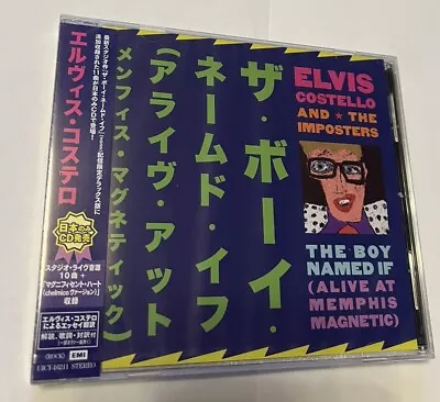 Elvis Costello- The Boy Named If (Alive At Memphis Magnetic) Japanese CD- SEALED • $35.88