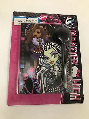 Monster High Diary With Pen 2014 Retired New Old Stock Sealed • $18