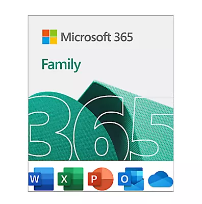 Microsoft 365 Family 12-Month Subscription 6 Users (Digital Code) • $71.99