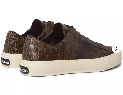 Tom Ford Cambridge Lizard Eidechse Sneakers Shoes Sneakers Trainers 43+ • $2732.86