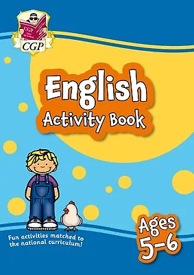 KS1 Year 1 English Home Learning Activity Book With Answer Ages 5-6 CGP • £5.99