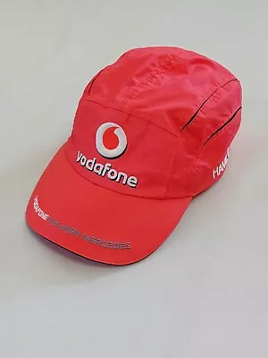 Mercedes Mclaren Vodafone Lewis Hamilton Racing 5-panel Nylon Cap • $30