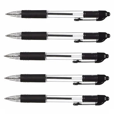 Zebra Z-Grip Retractable Ballpoint Pen Black Ink - 1.0mm - Medium Nib • £1.99
