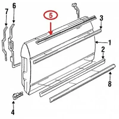 Outer Windows Scraper Belt Gasket Seals  Brush 2Pcs For Mercedes Benz W114 Coupe • $56.90