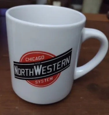 Chicago & Northwestern System Coffee Mug/Cup Railway Railroad VTG Red White Blk • $11.99