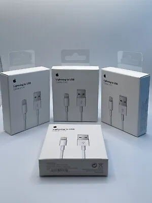 $55 • Buy Apple 3ft. (1m) Lightning To USB Cable - White Lot Of 10
