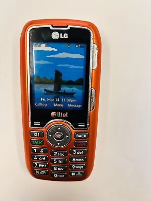 LG Scoop Alltel Slider Phone Orange Silver Very Rare CDMA • $29.99