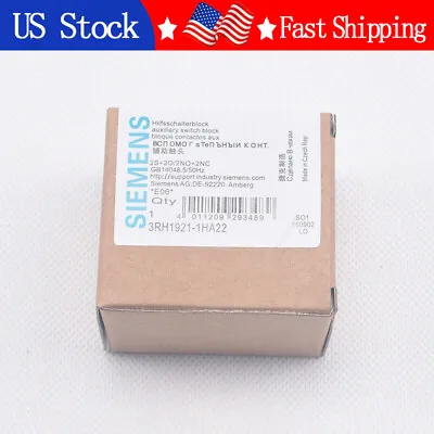 1PCS New Siemens 3RH1921-1HA22 Auxiliary Contact Block 2NO 2NC 6Amp 690v-US • $9.22