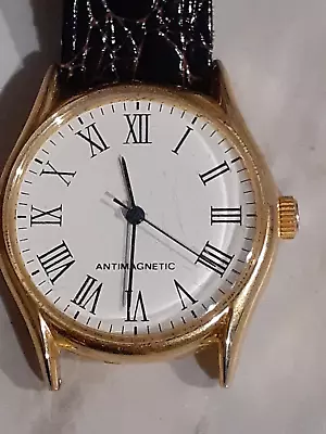 Vintage ZSE 17ZUAN Antimagnetic 17 Jewel Gent Watch NO BACK • £5