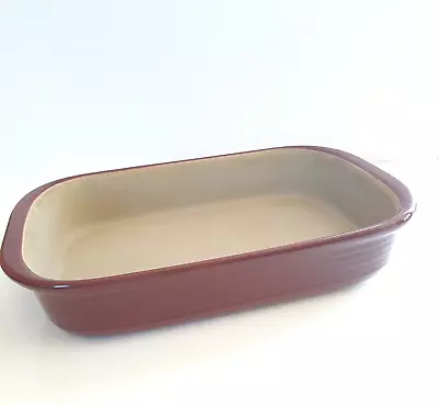 The Pampered Chef Granberry Stoneware Rectangle Baker Pan Casserole 9x13x2.5 • £30.36