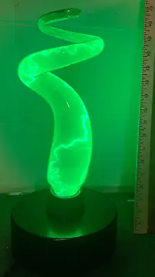 Lumisource Electra Spiral Sculptured Plasma Motion Art Lamp Light Corded Tested • $45