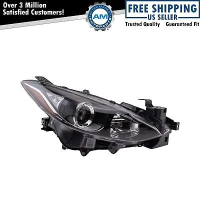 Right Headlight Assembly Halogen Passenger Side For 2014-2016 Mazda 3 MA2503144 • $93.96