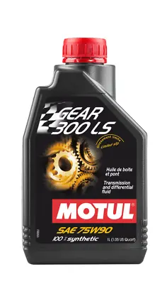 Motul Gear 300 LS Transmission Fluid 75W90 - 1 Liter 105778 • $28.99