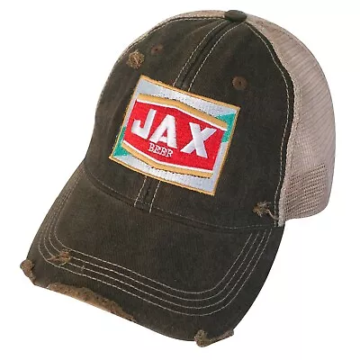 Jax Beer Vintage Mesh Hat Brown • $24.99