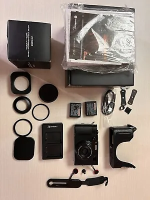 Fujifilm Fuji X100V Digital Camera - Black Wide Conversion Lens Strap And Kit • $1825