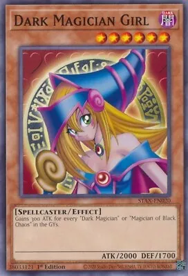 Yugioh! - Dark Magician Girl - STAX-EN020 - Common -  1st Edition - NM/M • $0.99