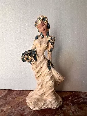 Vintage Heidie Schoop Hollywood Indonesian Girl Vase Figurine Planter • $99